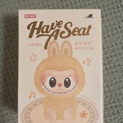 Brand new sealed labubu have a seat mystery box 