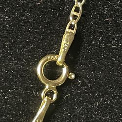 14kt Gold Gucci Link Necklace