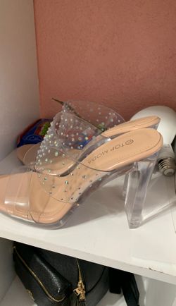 Clear heels