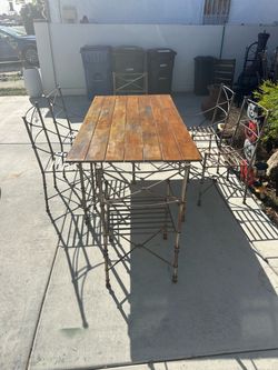 Table and chairs