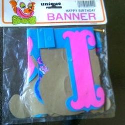  Birthday Banner Unique Industries no. 2502


