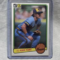 🔥⚾️ 1982 VINTAGE Donruss - Robin Yount #258 Milwaukee BREWERS ⚾️🔥