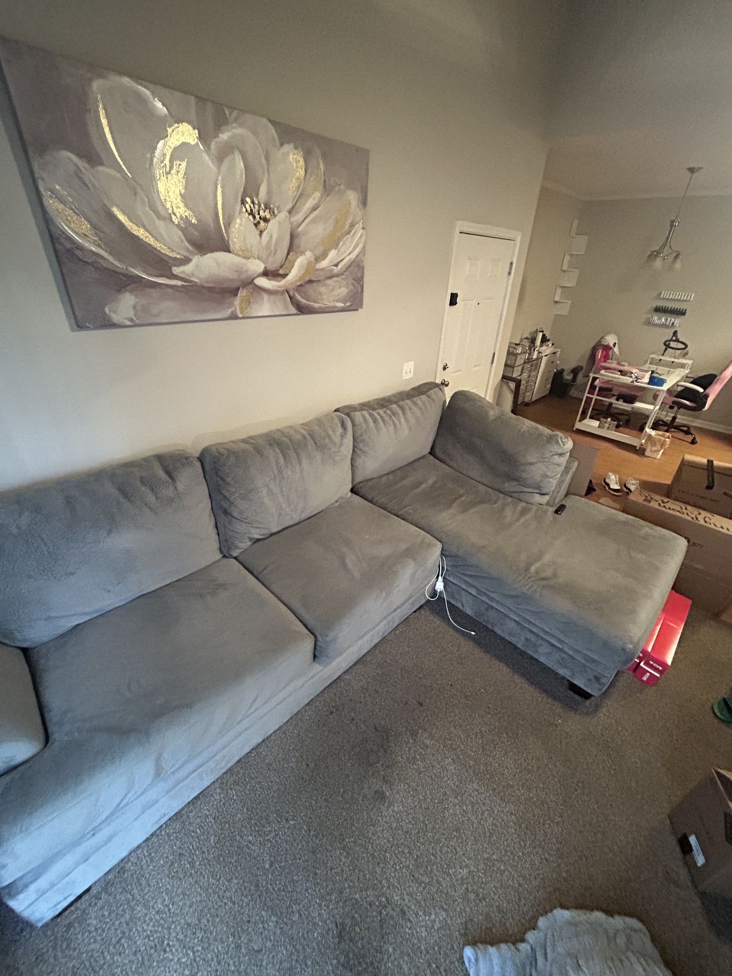 Grey 2 Piece Sectional