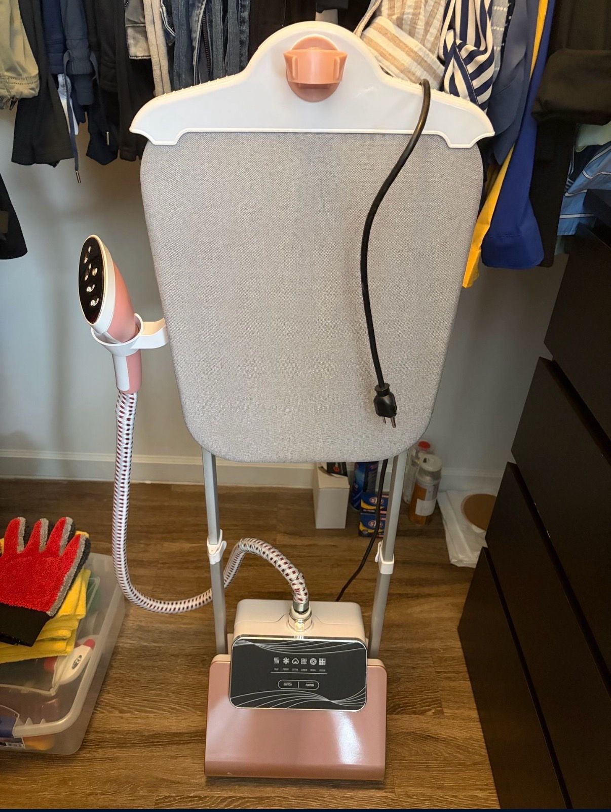 Clothes Steamer With Fold Out Table - brand new