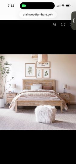 Greenport Louvered Platform Bed Queen
