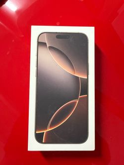 iPhone 16 pro max 256 gb locked black or desert colors