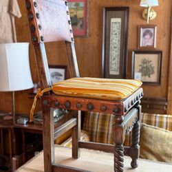 Vintage Spanish Leather Chair – Made in Spain