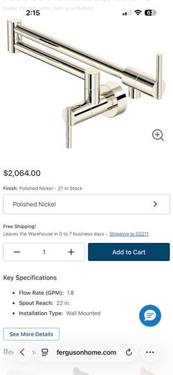House of ROHL designer potfiller