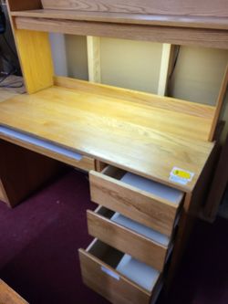 OFFICE/STUDENT/BENCH WORK DESK WITH 3 DRAWERS WITH/WITHOUT SHELVES (HOME76)