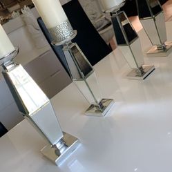 Glass Candle Stands
