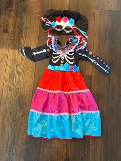 Day of the Dead Girls Halloween Costume
