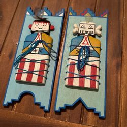 Native Hopi Katsina-wall Plaques