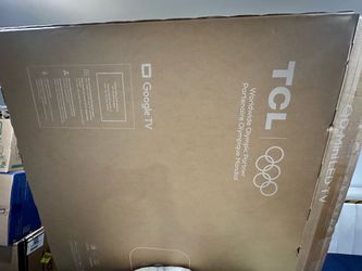 85” TV packing box