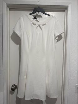 White dress size large