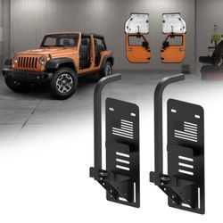 1(contact info removed) Wrangler YJ TJ JK JL And 2021 Gladiator Door & Hard Top  Wall Hangers 