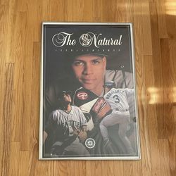 1996 Costcos Seattle Mariners Alex Rodriguez The National 24x36 Poster Silver Framed