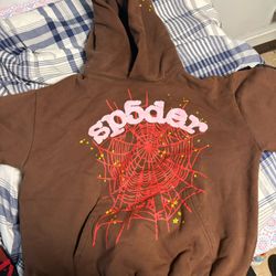 Sp5der Hoodie Brown