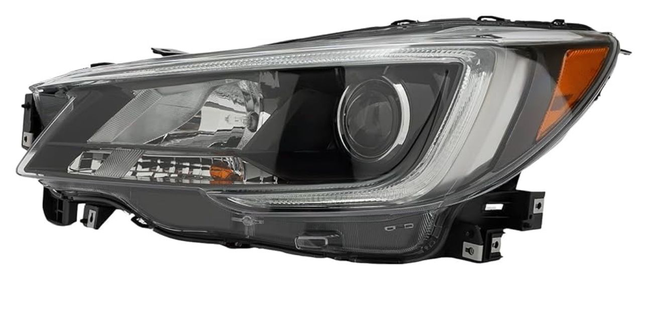 Front Halogen, LED Headlight Left Side for 2018-2019 Subaru Legacy/Outback Projector Driver & Passenger Head Lights Direct Replacement Headlamps Assy 