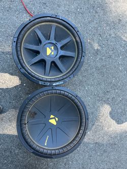 Pair of Kicker CompC Subwoofers