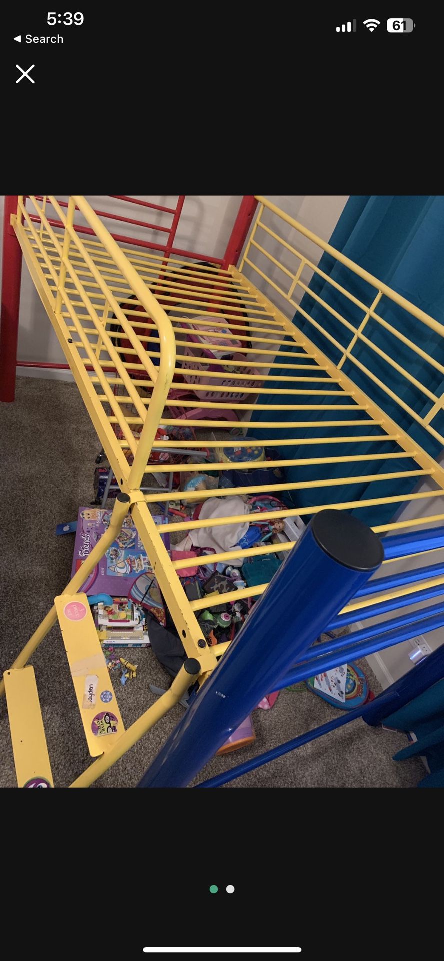 Twin Loft Bed Metal construction