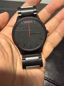 Black/Red MVMT Watch