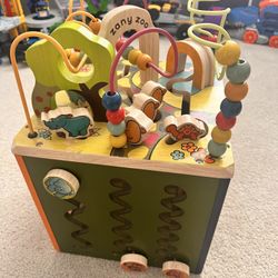 Wooden Activity Cube 