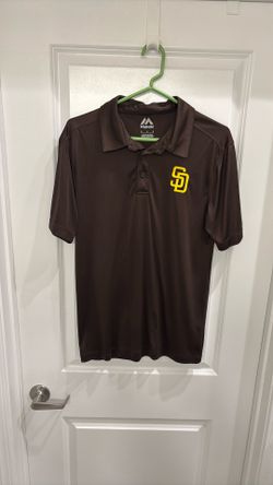 Sd Padres Collard Dress Shirt