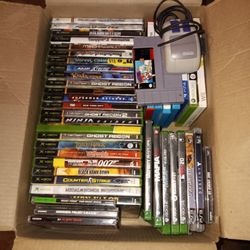 Playstation 2, Original Xbox And Wii U Game Lot