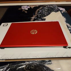 HP 15.6" Laptop Scarlet Red 