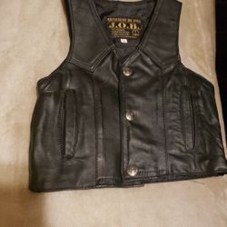 Chaleco De Piel De Ternera Para Niño #4