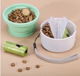 Collapsible Pet Travel Cup With Free Bags NEW In BOX