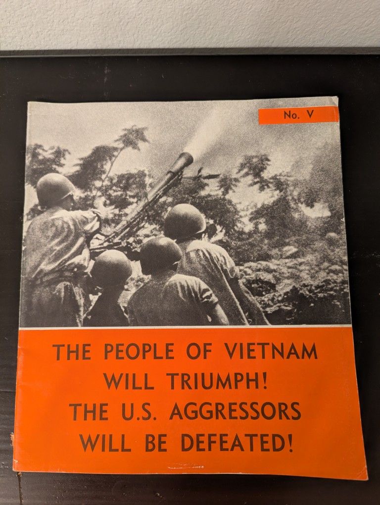 1967 Anti-US Vietnam Propaganda Photo Book, in English, Excellent Condition