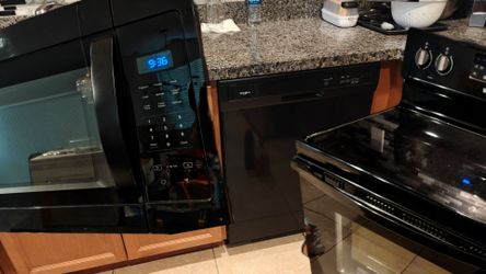 Range, Microwave & Dishwasher combo