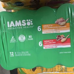 Iams or pedigree 12pk dog wet food