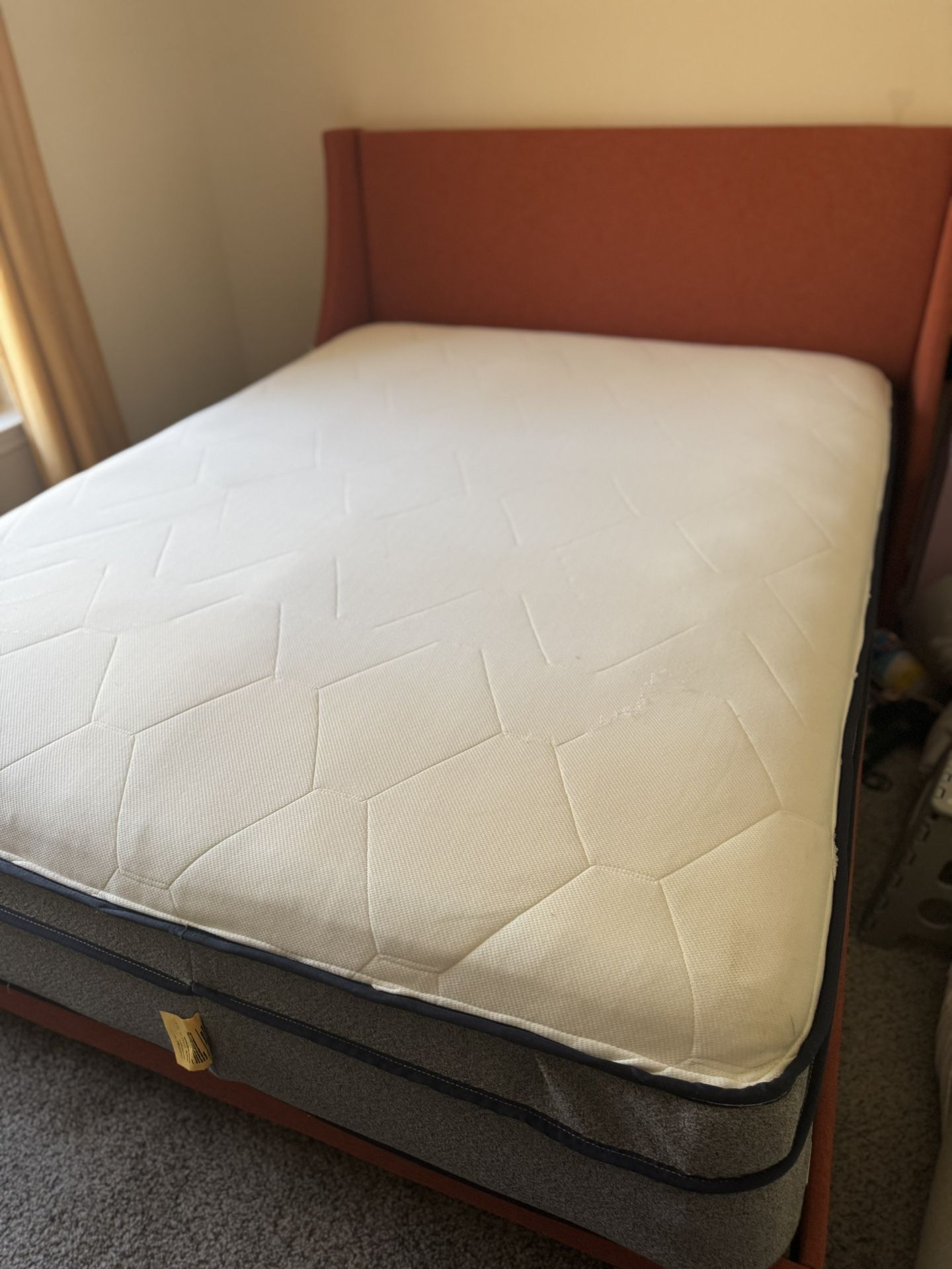 Queen Size Mattress and Bed frame