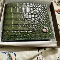 Masters Green Alligator Wallet