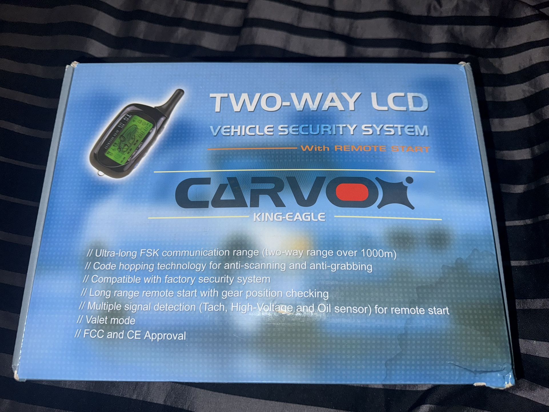 CarVox Extreme Radio Star 2-Way Alarm System with