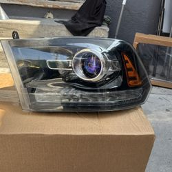 2008-2018 DODGE RAM   PROJECTOR HEADLIGHT LEFT SIDE