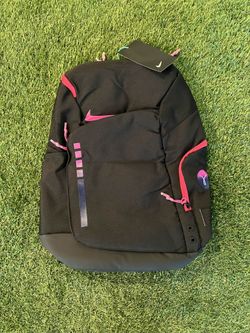 NIKE ELITE BLACK AND PINK BACKPACK