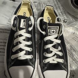 Men’s Size 5 Women’s 7 Converse Chuck Taylor Black White Canvas Shoes 
