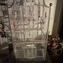 Large Bird Cage and all the contents inside
