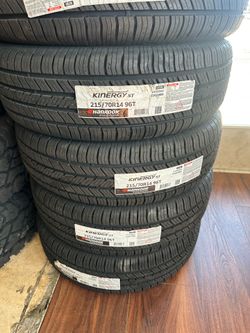 Hankook tires 215-70-14. Llantas nuevas
