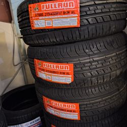 215/45/17 Full run Tires Installed And Balanced/ Instaladas Y Balanceadas 