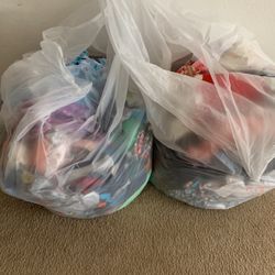 Two Large Bags Of Baby/toddler Clothing. 