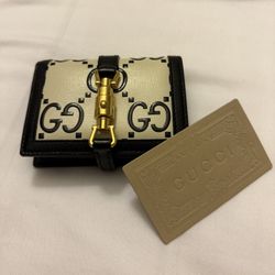 Gucci Women’s Jackie Wallet Black and White