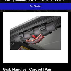Strap On Grab Handles For A Jeep