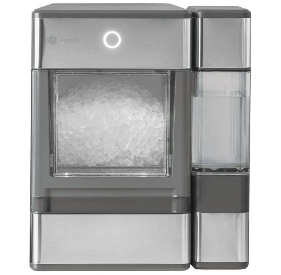 GE Profile Opal Nugget Ice Maker + Side Tank, Countertop Icemaker, Stainless Steel, 24lbs Daily Ice Production