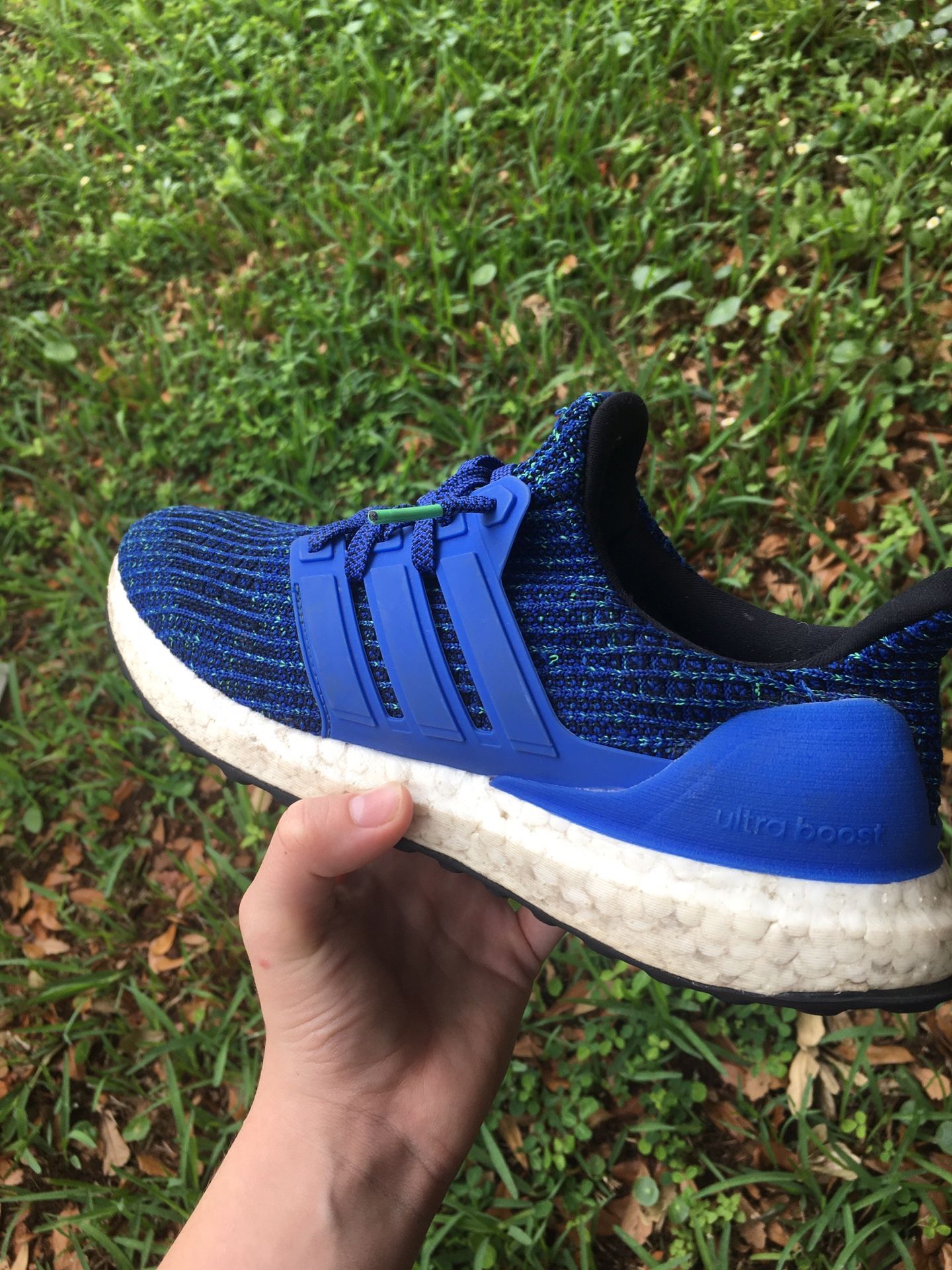 Ultra Boost red blue