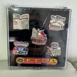 2006 World Series Champions STL Cardinals Limited Edition Commemorative Pin Set