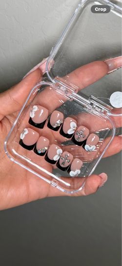 Short Square Press on nail